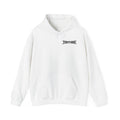 Street Surge Hoodie — White Graphic Logo Pullover